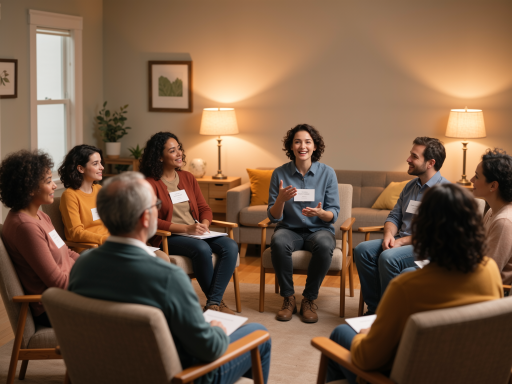 圆桌讨论环节，五位嘉宾围坐讨论，背景显示会议标识，参会者在旁听